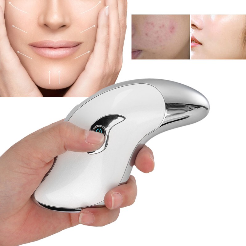 Microcurrent Electric Facial Scraper Massager Face Lifting Firming Beauty Scraping