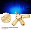 Quick coupling Air Gas Pneumatic T Shape Three Way Tee