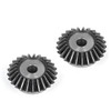 PGFUN 2 Pcs 1M 20 Teeth 5/6/8mm Shaft Hole Tapered Bevel Gear 1:1#45 Steel 1 Module 90 Degree Steering Gear with M3 Fixing Hole (8 mm)