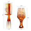 Tbestmax 2 Pcs Hair Comb Styling Set Tail Combs Afro