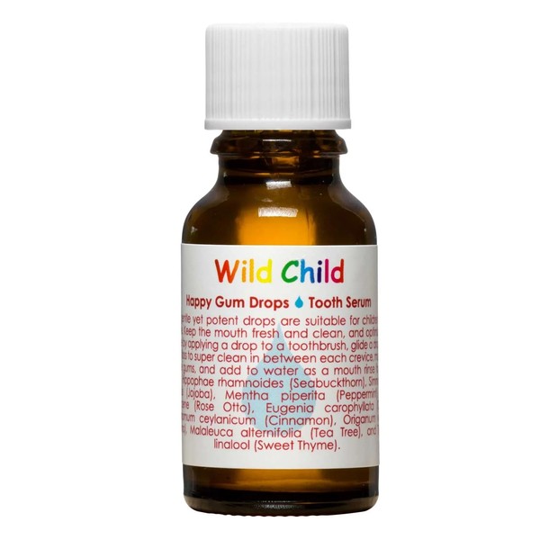 Living Libations - Organic Wild Child Happy Gum Drops | Natural, Plant-Based, Clean Beauty (.5 oz | 15 ml)