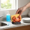 WAIT FLY Resin Crab Sponge Holder for Kitchen Sink Counter,