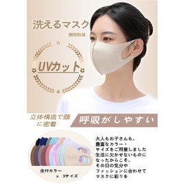 BYT Fit Masks, Pack of 10, Prevents Ear Pain, Easy to Breathe, Elastic, Washable Mask (Blue, 10 Pieces, Kids)