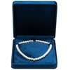 Akangbox Large Velvet Necklace Box for Chunky Necklaces & Pearl