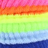 CTM Women's Super Soft Slouch Socks (1 Pair), Neon Rainbow
