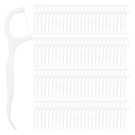 Flossers de Hilo Dental con Mango, 300 Unidades de Palillos Dentales para Viajeros Frecuentes y Familias, Dise?o Compacto para Higiene Oral Diaria, Material Pl?stico Duradero