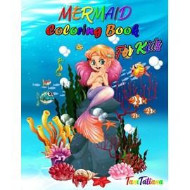 Mermaid Coloring Book For Kids