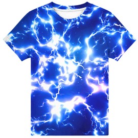 Hgvoetty Shirts for Boys Girls Novelty T-Shirts Kids Graphic Tees Unisex 3D Cool Short Sleeve Tops Clothes for Youth 6-8 Years