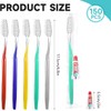 150 Pack Disposable Toothbrushes with Toothpaste, Travel Soft Bristles Toothbrushes