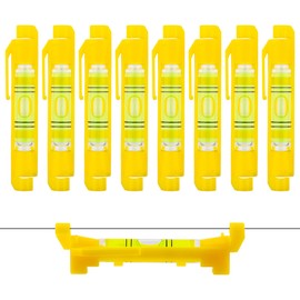 QualiapeX 8 Pcs Hanging Bubble Line Level String Level Tools, Mini Spirit Line Level for Building Trades Bricklaying Tiling Engineering Surveying Metalworking and Measuring