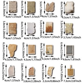 80PCS Vintage Scrapbook Paper Stickers, Burnt Edge Style Retro Scrapbook Stickers Writing Paper Stickers DIY Journal Scrapbooking Supplies Decorative Stickers for Card Making Paper Craft DIY Cutting