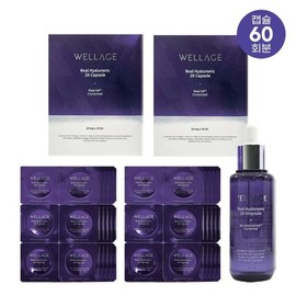 Wellage (NS홈쇼핑)웰라쥬 리얼 히알루로닉 리프팅 캡슐 시즌3 60회분+액티브 앰플 70ml..35003722 (NS Home Shopping) Wellage Real Hyaluronic Lifting Capsule Season 3 60 Servings + Active Ampoule 70ml..35003722