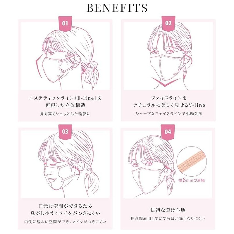 Mask Habit E-line MASK Eline Mask Cool (Pale Gray x