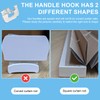 3 Pack Cordless Honeycomb Shade Lift Handles for Graber and