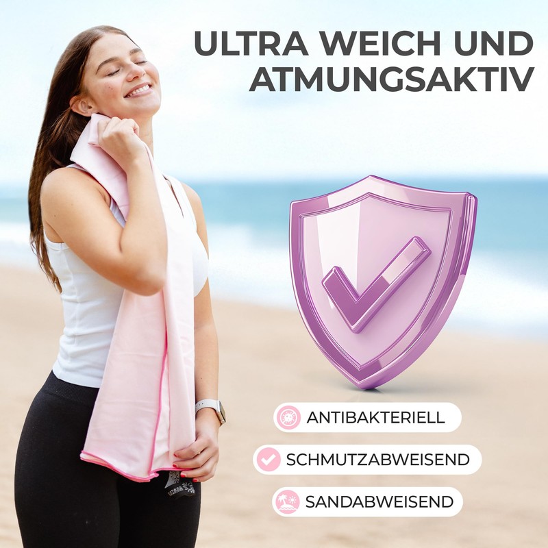 Wowtowelz Compact Microfibre Towel, Travel Towel, Sports / Fitness Towel,