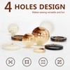 Pratezila Sewing Buttons - Craft Buttons, 5 Sizes of 100