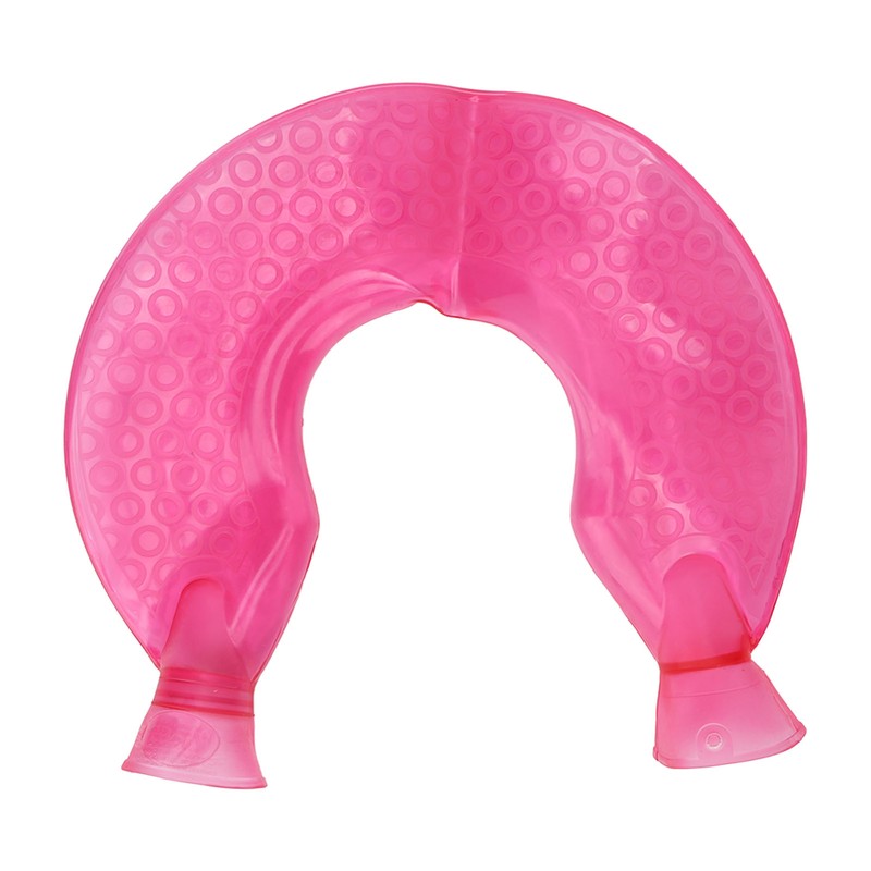 1400ml Hot Water Bottle U Shaped Reduce Pain Transparent Hot