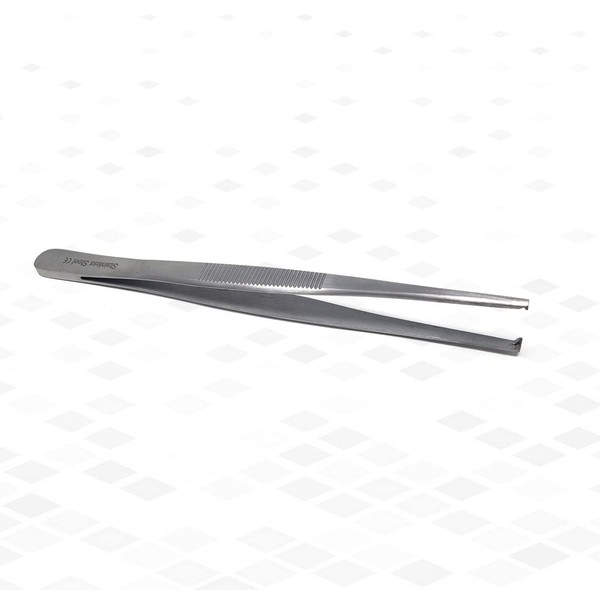 Kocher 1x2 Rat Teeth Thumb Tweezers Tissue Dissecting Straight Forceps