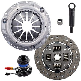 Clutch and Slave Cylinder Kit Compatible with 1995–2011 Ford Ranger & Mazda B2300 B2500 B3000 – 2.3L DOHC, 2.5L SOHC, 3.0L V6 OHV – Includes Pressure Plate, Disc, Slave Cylinder – 07-142S