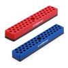 CASOMAN 2PCS 1/4" Hex Bit Organizer with Magnetic Base -