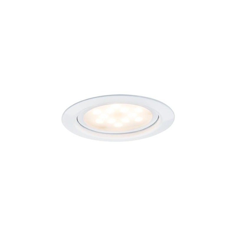 Paulmann 935.55 Recessed Spotlights, metal, white