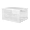 Shoe Storage Box Clear Acrylic with Magnet Front Door Stackable