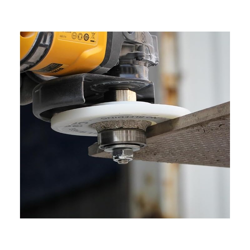 Diamond Hand Profiler/Router Bit White Nylon Cover Granite Worktop Full