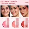 Rubor Líquido Mate Heci Beauty Tono Petal Con Aplicador Incorporado