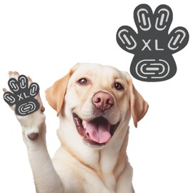 Dog Paw Portector, Anti-Slip for Senior Dogs, Protector for Hot Pavement, Traction Control Paw Stickers with Strong Traction, Prevent Slipping On Hardwood Floors (XL, 5sets 20pcs)