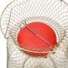 Stainless Steel Foldable Round Portable Fish Shrimp Basket Fishing Net