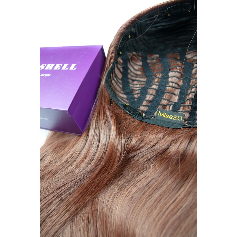 Bombshell Hair Extensions 3/4 Half Head Hair Piece 24 inches