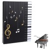 Armastuse Sheet Music Folder,50 Pages Capacity, Sheet Music Binder,Holder, Spiral