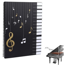 Armastuse Sheet Music Folder,50 Pages Capacity, Sheet Music Binder,Holder, Spiral Binder Organizer for Sheet Music Storage