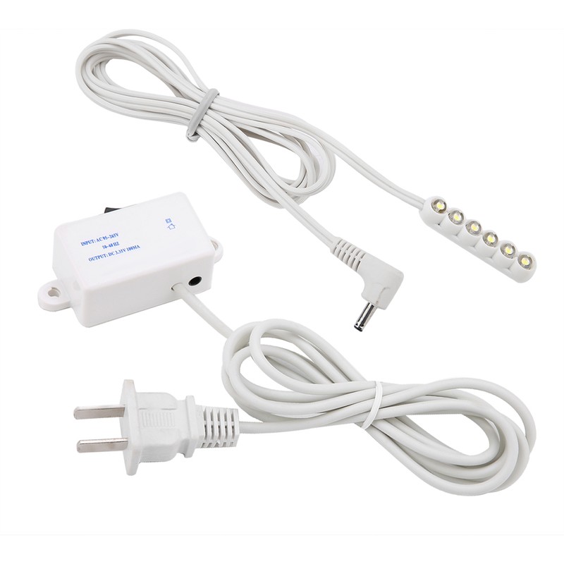 0.3W 6-LED Sewing Machine Accessory LED Working Light Magnetic Base