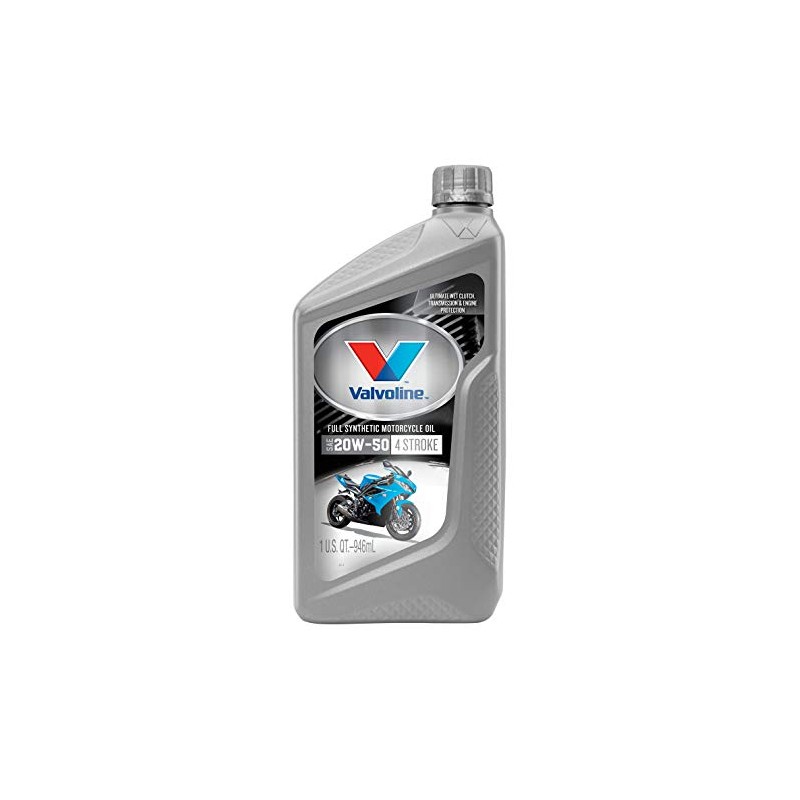 Valvoline 4-Stroke Motorcycle Full Synthetic SAE 20W-50 Motor Oil 1