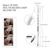 ADMOK 0.5mm Replaceable Standard Pen Gel Refills for BEILUNER Luxury