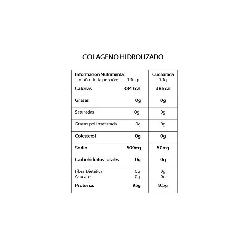 Colágeno Hidrolizado 1 Kg.