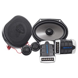 Rockville RV68.2C 6x8" Component Car Speakers, 900W, 4 Ohm, CEA Rated, Polypropylene Woofer, Butyl Surround, 1.2" PEI Tweeter, Perfect for Car Audio