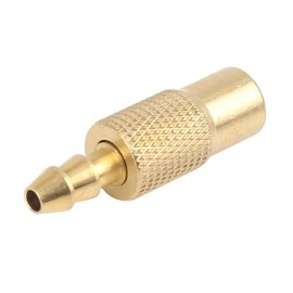 X AUTOHAUX 6.5mm Air Chuck Adapter Tire Inflator Tire Chuck Compressor Pump Accessories Gold Tone for Vehicle