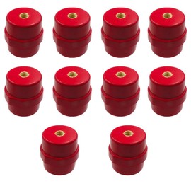 10pcs Busbar Insulators SM-40 High Strength Polyester Spacer Insulators for Power Distribution Cabinet Power Transmission