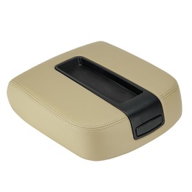 ILONPA Beige Center Console Armrest Lid Box Cover Fits for 2007-2014 Chevy Silverado Avalanche Tahoe Suburban, GMC Sierra Yukon XL Replace for 15217111 15941534 19328718, Durable and Easy Installation