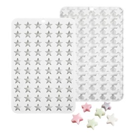 TUKE Food Grade Silicone Stars Molds Baking Mold Non-Stick Silicone Molds for Chocolate, Candy, Jelly, Ice Cube, Muffin (Star A)