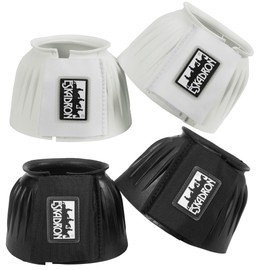 Eskadron Rubber Bell Boots Size: XL, Colours: Black