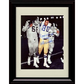 Kellen Winslow - San Diego Autograph Promo Print - I Gave it My All - Framed 8x10