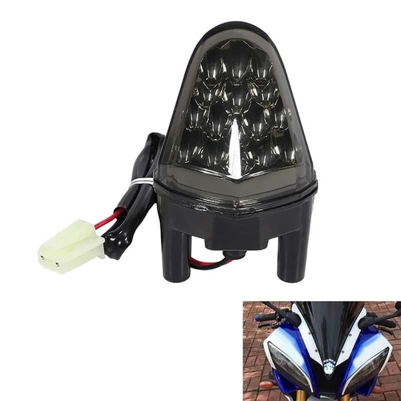Front Center Marker LED Pilot Light Headlight Fog Lamp Head
