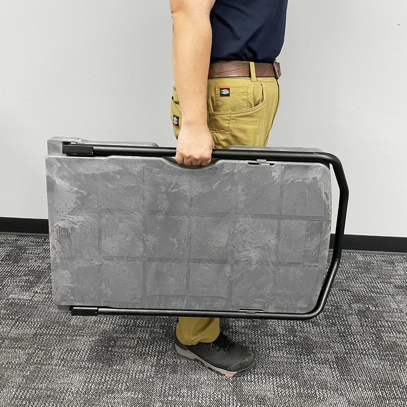 Plastic Platform Folding Cart, 400 lb. Cap., 31"x20" Platform, Versatile