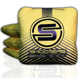 Killshots Cornhole | Draco Series | Signature Edition | ACL Pro Certified Cornhole Bags | Premium Quality | Dual-Speed | Durable & Weather Resistant | Set of 4 Bags (Yellow)