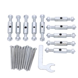 Electrical Box Repair Kit, Wall Box Repair Tool, High Hardness Cassette Repairer Standard 118 Type Firmly Fix Alloy, Screw & Bolt Assortment Sets (Metal Support Rod)