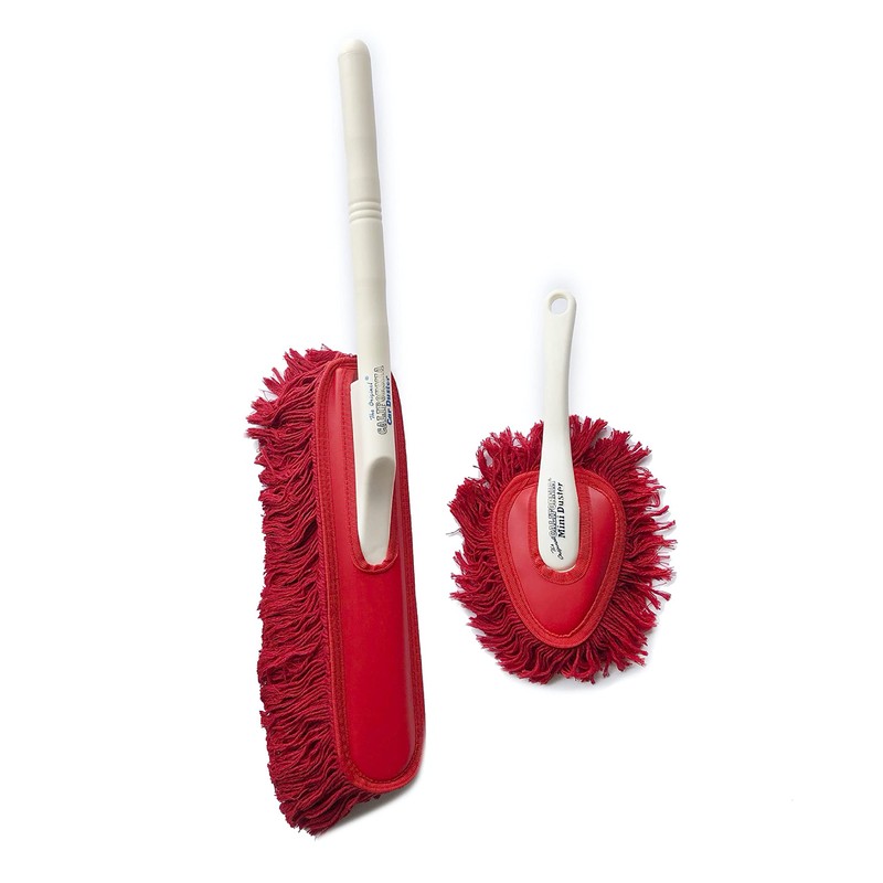 California Car Duster Auto Detailing Combo Kit with Plastic Handle