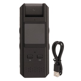 Body Video Camera 4K HD Back Clip Night Vision Screen Rotatable Lens WiFi Wide Angle Type C Pocket Video Camera for Law Enforcement